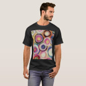 Verloopkleur, ruwe textuur achtergrond. t-shirt (Voorkant volledig)