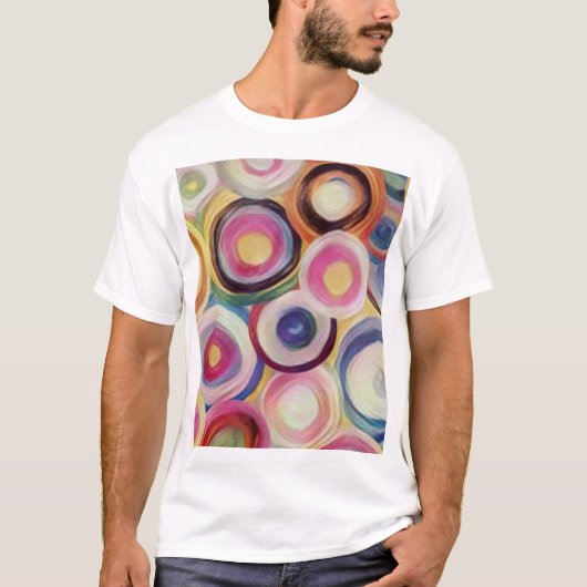 Verloopkleur, ruwe textuur achtergrond. t-shirt (Voorkant)