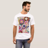 Verloopkleur, ruwe textuur achtergrond. t-shirt (Voorkant volledig)