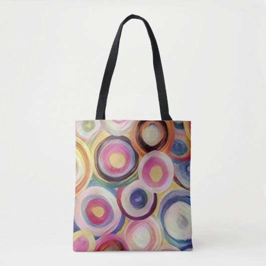 Verloopkleur, ruwe textuur achtergrond. tote bag (Voorkant)
