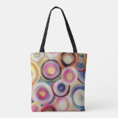 Verloopkleur, ruwe textuur achtergrond. tote bag (Achterkant)