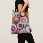 Verloopkleur, ruwe textuur achtergrond. tote bag (Dichtbij)