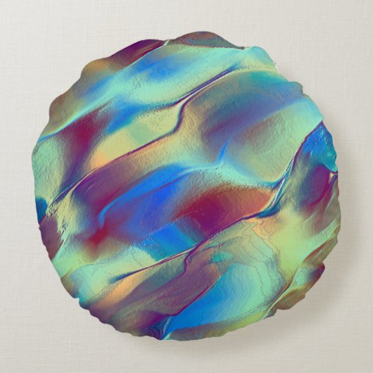 Verloopkleurige rotsachtige duin met zachte helder rond kussen (Achterkant)