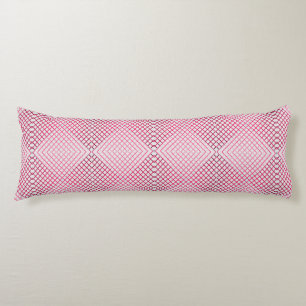 Verlooplijnen patroon 02 Roze Offwhite BG Lichaamskussen