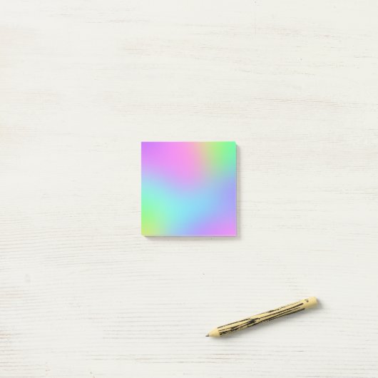 Verloopnotities kleurig pastel vervagen post-it® notes (Op bureau)