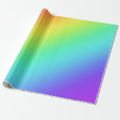 Verlooppapier voor heldere regenbooggradiënt cadeaupapier (Uitgerold)