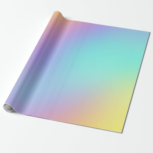 Verlooppapier voor regenbooggradiënt cadeaupapier (Uitgerold)