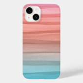 Verlooppatroon Waterverf lijnen met meerdere kleur Case-Mate iPhone Case (Achterkant)