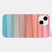 Verlooppatroon Waterverf lijnen met meerdere kleur Case-Mate iPhone Case (Achterkant (horizontaal))