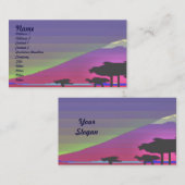 Verloopprofielkaart Visitekaartje (Voorkant / Achterkant)