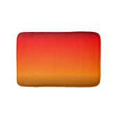 Verlooprood en oranje ombre badmat (Voorkant)