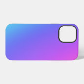 Verlooproze, Paars, blauw iPhone Hoesje (Achterkant horizontaal)