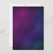 Verloopruimte Galaxy Birthday Kaart (Achterkant)