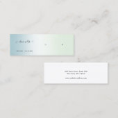 Verloopscript dat Weergave verdient mini Visitekaartje (Voorkant / Achterkant)