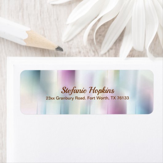 Verloopscript plakken Aangepaste naam Terugkeeradr Etiket (Insitu)