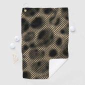 Verloopsepia smalle strepen over verblindende gate golfhanddoek (Insitu)