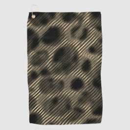 Verloopsepia smalle strepen over verblindende gate golfhanddoek