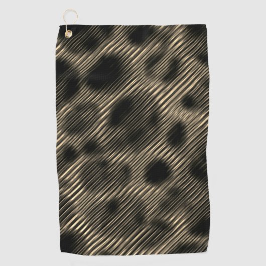 Verloopsepia smalle strepen over verblindende gate golfhanddoek (Voorkant)