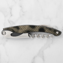 Verloopsepia smalle strepen over verblindende gate kurkentrekker