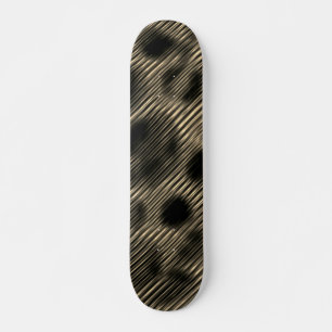 Verloopsepia smalle strepen over verblindende gate persoonlijk skateboard