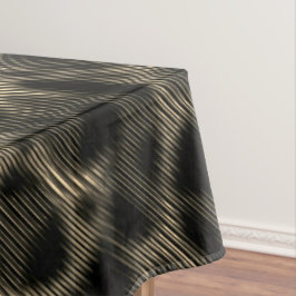 Verloopsepia smalle strepen over verblindende gate tafelkleed