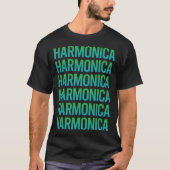 Verlooptekst Harmonica Mondorgel T-shirt (Voorkant)