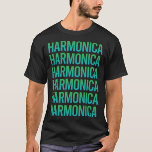 Verlooptekst Harmonica Mondorgel T-shirt
