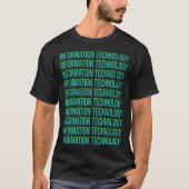 Verlooptekst-informatietechnologie T-shirt (Voorkant)