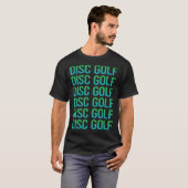 Verlooptekstschijf golf t-shirt (Voorkant volledig)