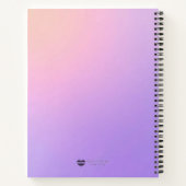 Verloopveld - Moderne Cover Art Notitieboek (Achterkant)