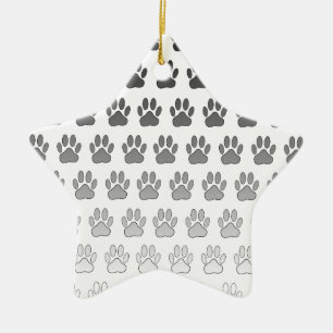 Verloopverf afdrukken in zwart-wit en grijs keramisch ornament