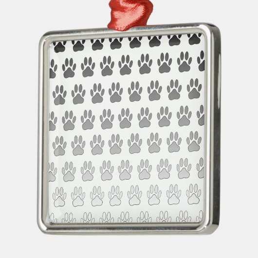 Verloopverf afdrukken in zwart-wit en grijs metalen ornament (Links)