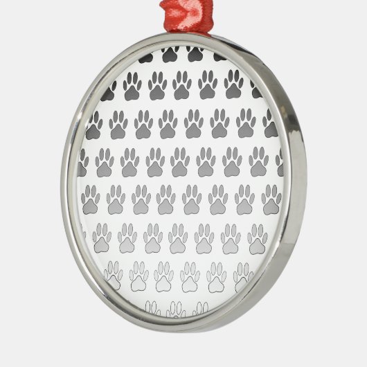 Verloopverf afdrukken in zwart-wit en grijs metalen ornament (Links)