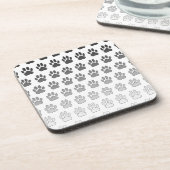 Verloopverf afdrukken in zwart-wit en grijs onderzetter (Linkerzijde)