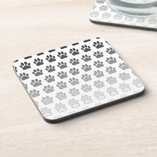 Verloopverf afdrukken in zwart-wit en grijs onderzetter (Linkerzijde)