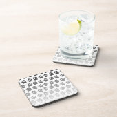 Verloopverf afdrukken in zwart-wit en grijs onderzetter (Rechterzijde)