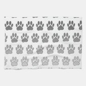 Verloopverf afdrukken in zwart-wit en grijs theedoek (Horizontaal)