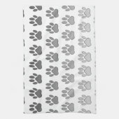 Verloopverf afdrukken in zwart-wit en grijs theedoek (Verticaal)