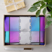 Verloopvierkantpatroon Tissuepapier (Geschenk)