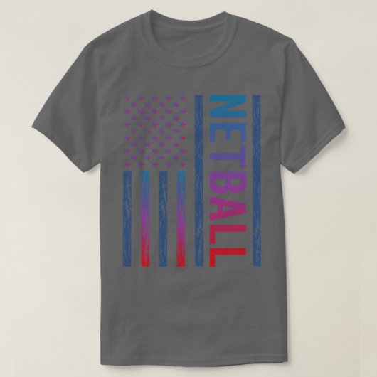 Verloopvlag Netball T-shirt (Design voorkant)