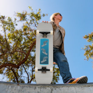 Verloopwolk - licht tot diep Seizoensstemmingen Persoonlijk Skateboard