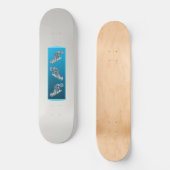 Verloopwolk - licht tot diep | Seizoensstemmingen  Persoonlijk Skateboard (Voorkant)