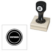 VERLOPEN Aangepaste gedrukte markering Verouderde  Rubberstempel (Gestempeld)