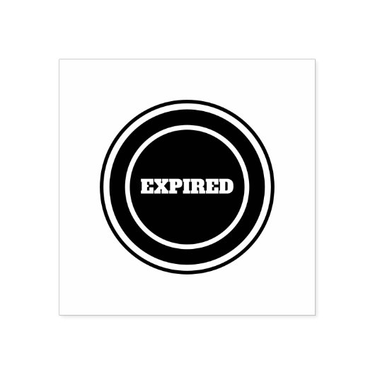 VERLOPEN Aangepaste gedrukte markering Verouderde  Rubberstempel (Afrduk)