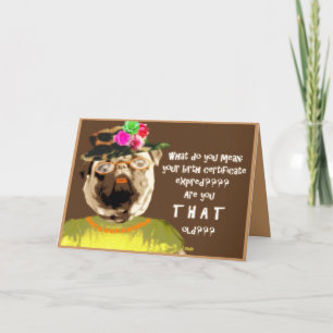 verlopen geboorteakte en -uitzetting kaart