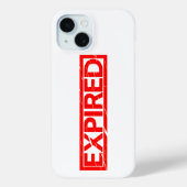 Verlopen stempel Case-Mate iPhone case (Achterkant)