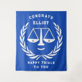 Verlopen van afstuderen aan de rechtenfaculteit La Wandkleed (Voorkant)