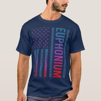 Verlopende vlag Euphonium Euphonia T-shirt