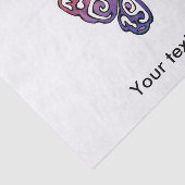 Verlopende vlinderclipart tissuepapier (Detail)