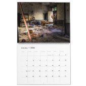 Verloren aan Tijd Verlaten Ruimten Kalender (Jan 2026)